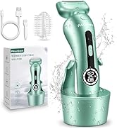 Akunbem Electric Razor for Women for Legs Bikini Trimmer Electric Shaver for Women Underarm Publi...