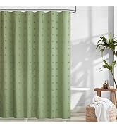 timecity Green Fabric Shower Curtain 72 x 72 Inches Boho Shower Curtain Waterproof 3D Hydrangea B...