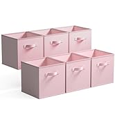 GRANNY SAYS Cube Storage Bins, 11 Inch Storage Cube Organizer, Collapsible Fabric Storage Cubes w...