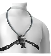 NEEWER Neck Mount Compatible with GoPro DJI Insta 360 Action Cameras, Quick Release Neck Holder w...