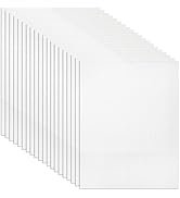 Tosnail 20 Pack 7 Count Clear Plastic Mesh Canvas Sheets for Embroidery Crafting - 10.5" x 13.5"