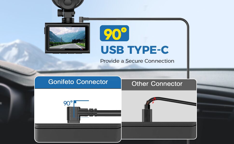 dash cam typec cable