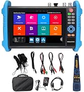 8K IP Camera Tester, WANLUTECH CCTV Tester 7 inch Touchscreen 8MP TVI CVI AHD SDI CVBS Camera Tes...