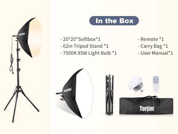 Softbox Photography Lighting Kit