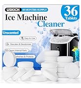 USKICH Ice Machine Cleaner Descaler Tablets-36Pack Ice Maker Cleaner Compatible with Frigidaire, ...