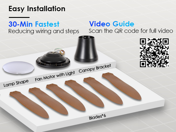 modern ceiling fan easy installation video guide