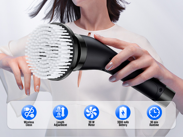 Rechargeable wireless use &amp; Adjustable handle &amp; Super power &amp; Large capacity battery &amp; Long time use