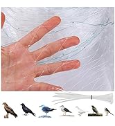 GWHOLE 9.8 x26 Ft Garden Netting with 1'' Square Mesh with Cable Tie for Fruit, Vegetable, Plant ...