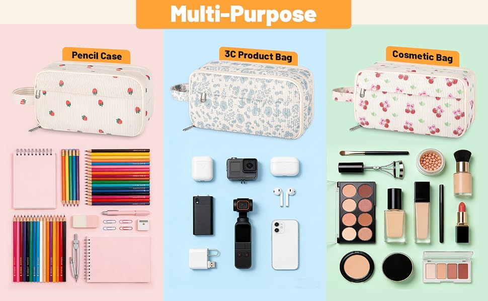 pencil pen case pouch bag organizer box for teen girls boys back to school