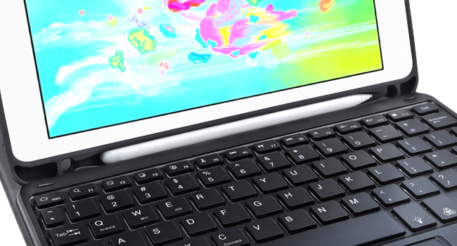 iPad 9.7 keyboard case-black-6-1