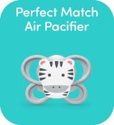 NUK Perfect Match Air Pacifiers, 6-18 Months, 4 Pack