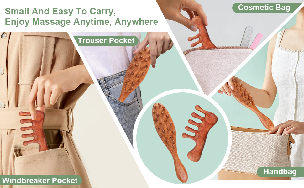 Ergonomic scalp massage comb