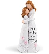 Mother Daughter Gift Handmade Resin Figurine for Mom Birthday from Daughter | 6.2" , Hand-Painted