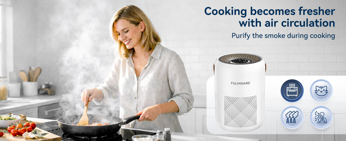 Mini Air Purifier for Bedroom