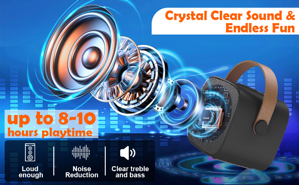 All-in-One Kids Karaoke Machine: Bluetooth Speaker