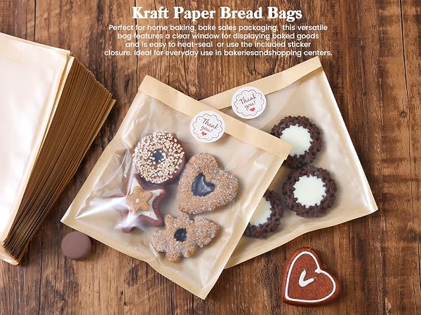 cookie wrappers bags self adhesive