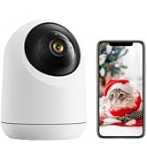 SwitchBot Baby Monitor with Camera, Audio Two-Way Talk, Pan/Tilt Cam 2K for Home Security, Indoor...