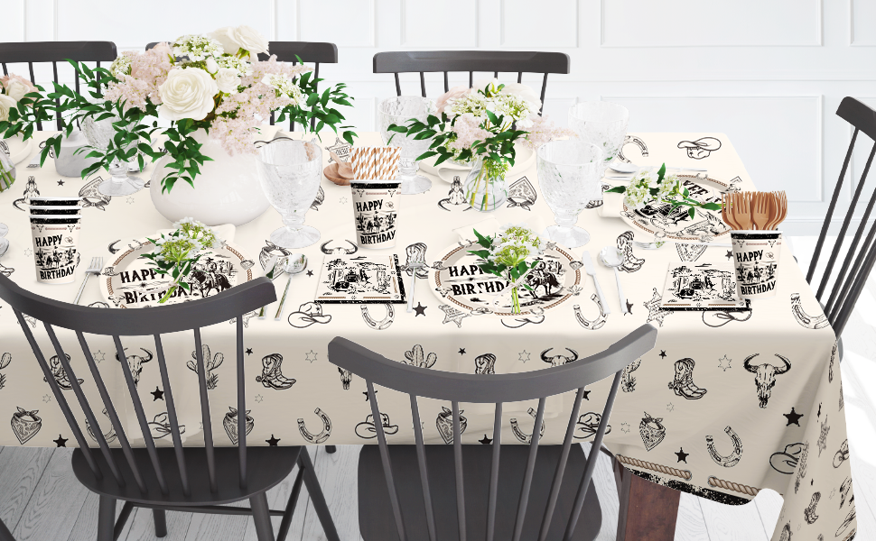 western birthday decorations