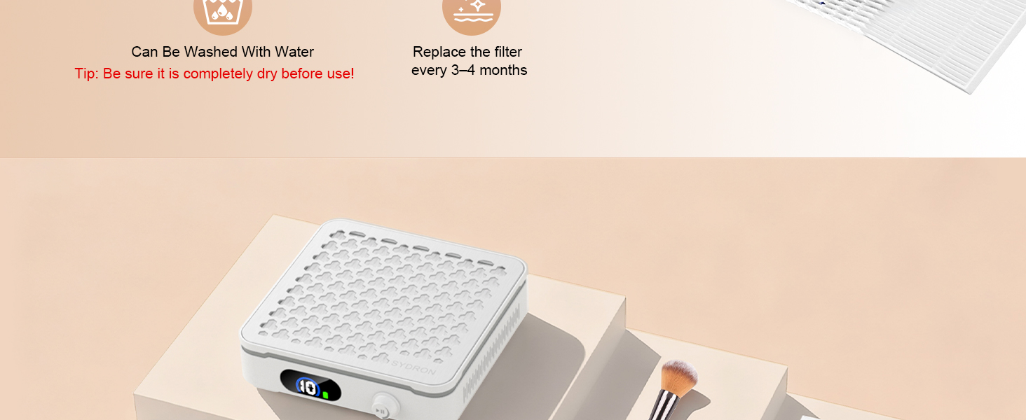 portable nail dust collector