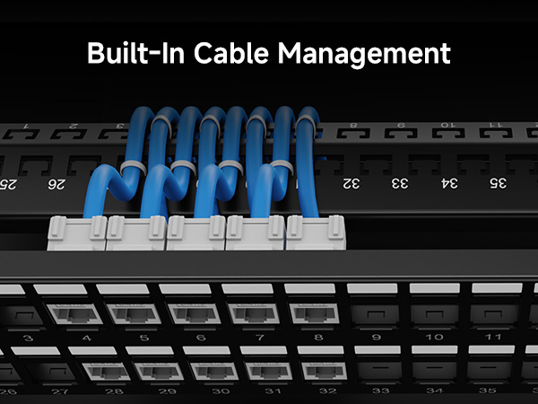 The Cable Matters 24-Port Keystone Blank Patch Panel