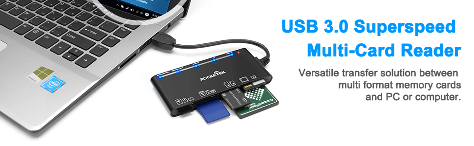 USB 3.0 Superspeed Multi-Card Reader