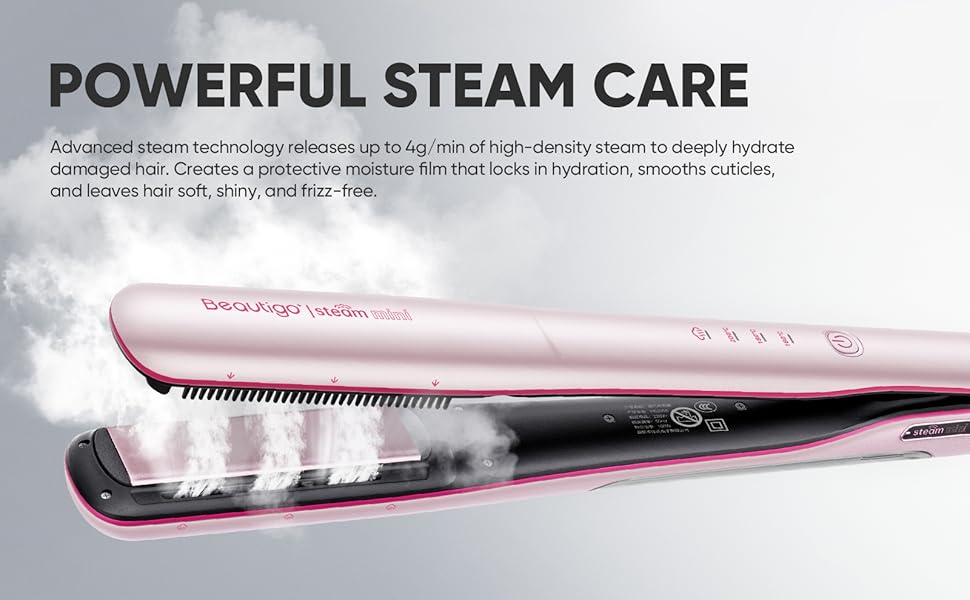 Powerful steam care