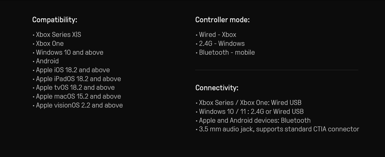 Wired Controller for apple Xbox Xbox Series X|S, Xbox One