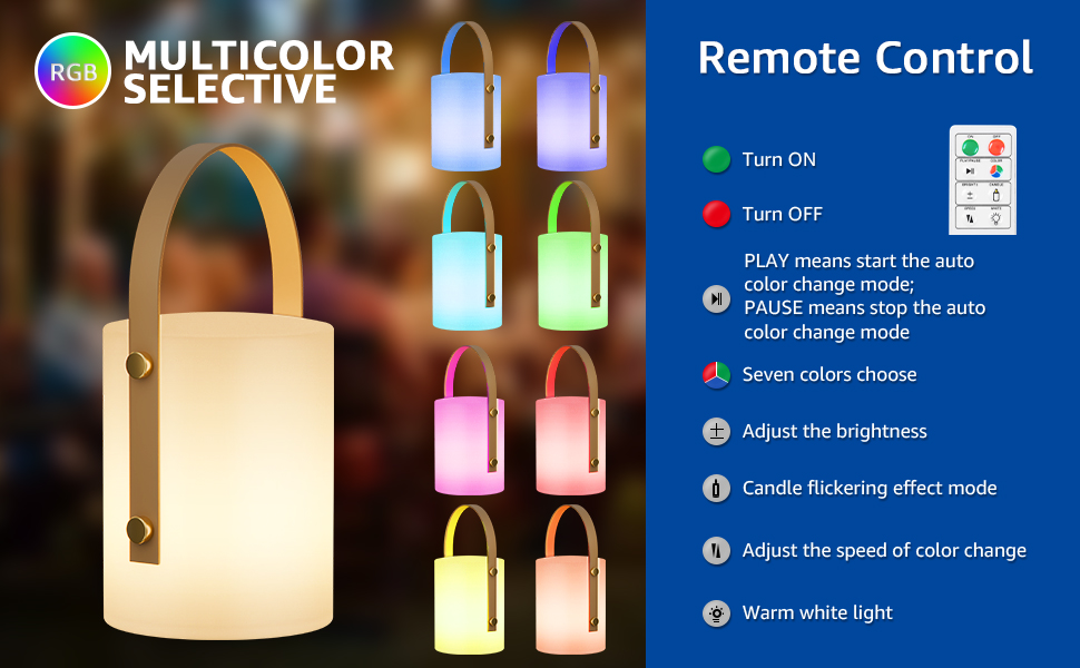 LED Lamp Lantern Table Lamp Cordless Shower Lamp