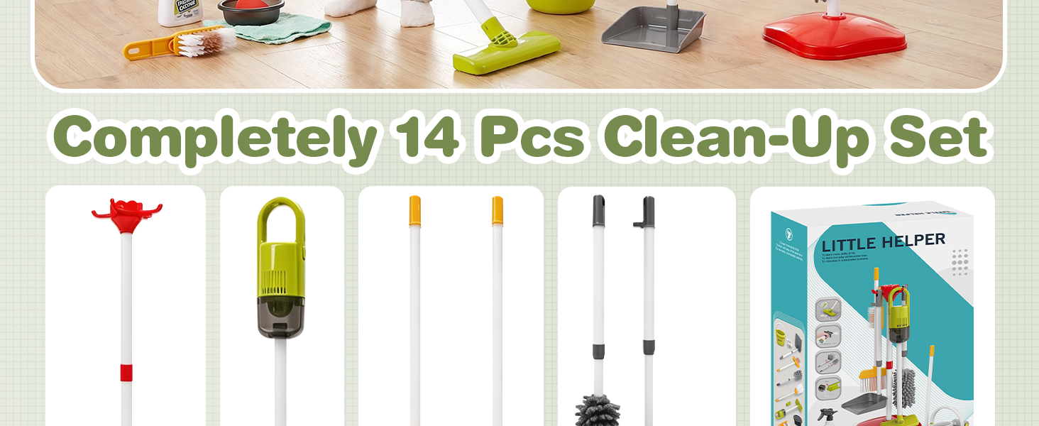 kids cleaning toy set