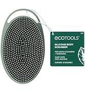 EcoTools Silicone Body Scrubber, for Gentle Cleansing &amp; Exfoliating, 2-in-1 Silicone Scrubber &amp; B...