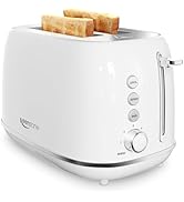 2 Slice Stainless Steel Toaster Retro with 6 Bread Shade Settings, Bagel, Cancel, Defrost Functio...