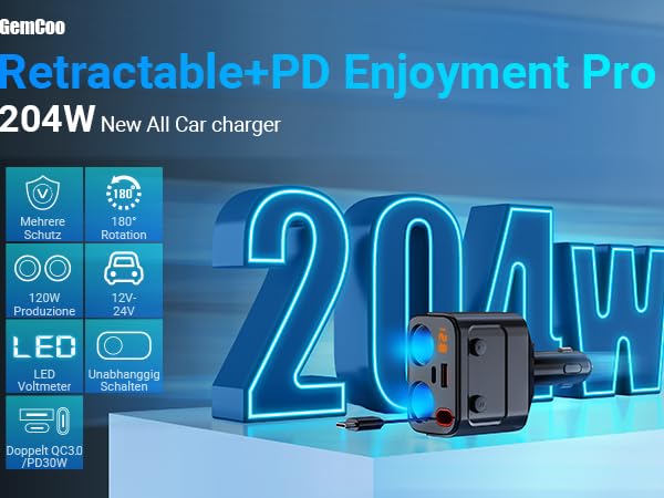 Retractable Car Charger