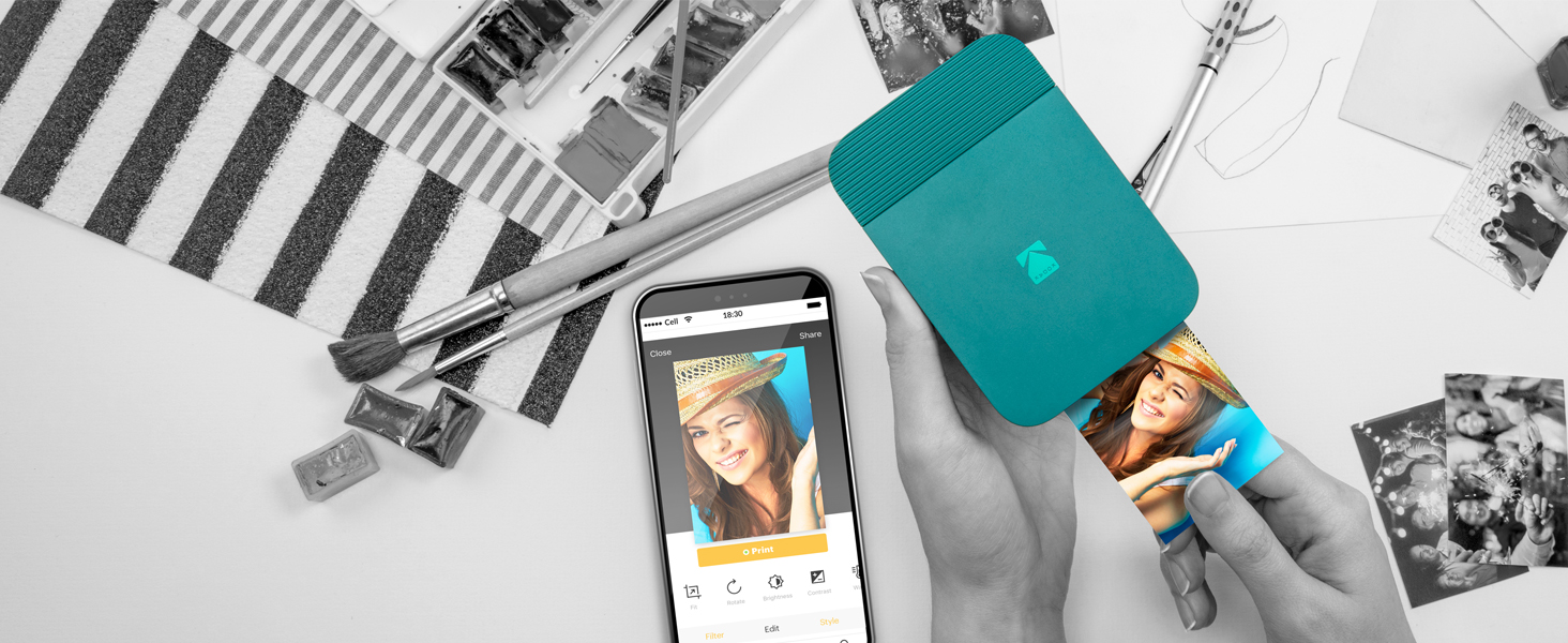 Kodak Smile Printer download app edit print 