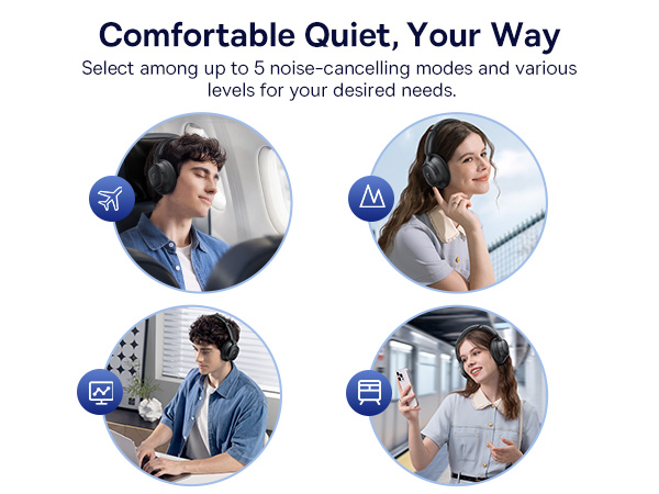 noise cancelling headphones wireless bluetooth headphones noise canceling audifonos over ear anc