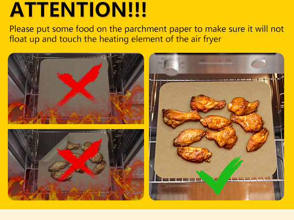 Air fryer liners