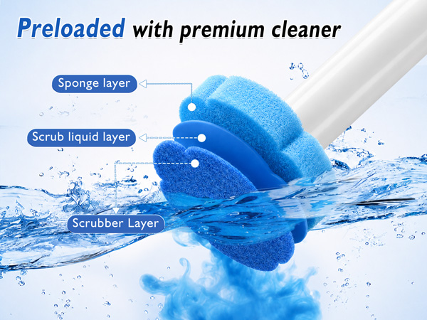 Each preloaded with premium cleaner