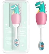 ZMRZ Kids Manual Toothbrush, Extra Soft Bristle Toddler Toothbrush with 10000 Bristles, Kids Trav...