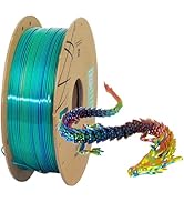 SHIMMERFIL Tri Color Pla Filament, Pla Filament 1.75mm, Silk Pla Filament, Gradient 3D Filament, ...