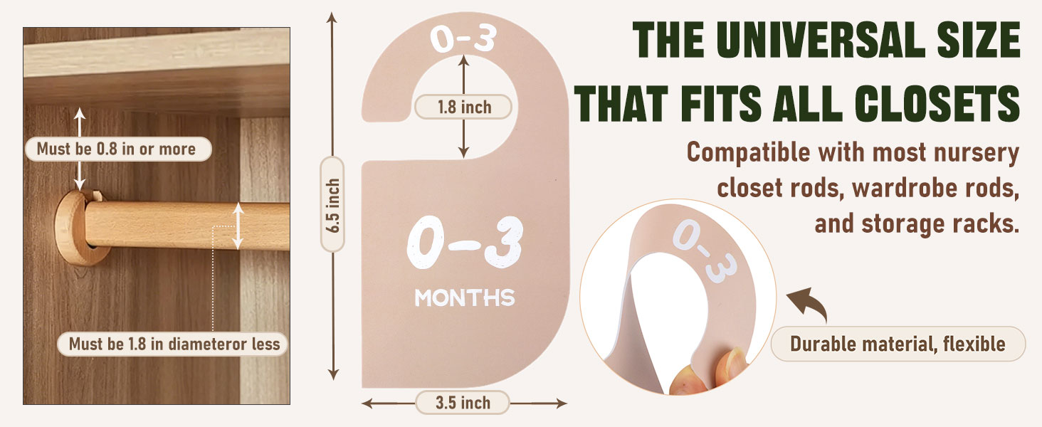 Baby Closet Dividers