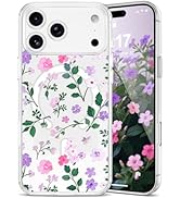 EYZUTAK Magnetic for iPhone 17 Pro Max Case Flower Case Compatible with MagSafe, Pretty Floral St...