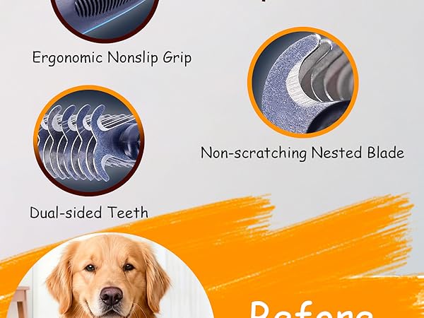 Pet Grooming Rake