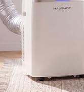 HAUSHOF 14000 BTU Portable Air Conditioners, Portable AC with Cool, Fan, Dry &amp; Sleep Mode, AC Uni...