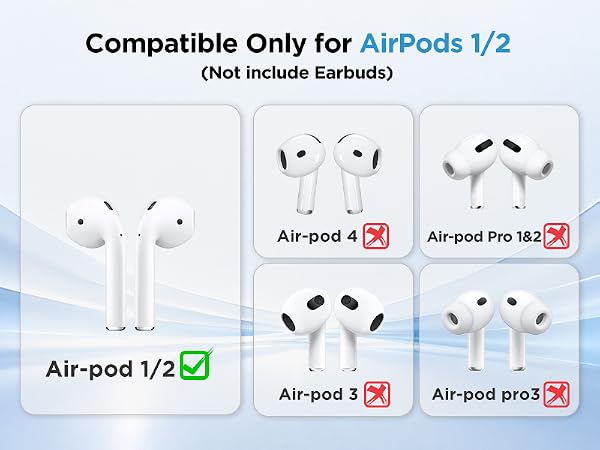 Replacement Charging Case Compatible with AirPods 1st/2nd Gen