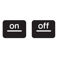 override, on and off buttons, digital in wall timer