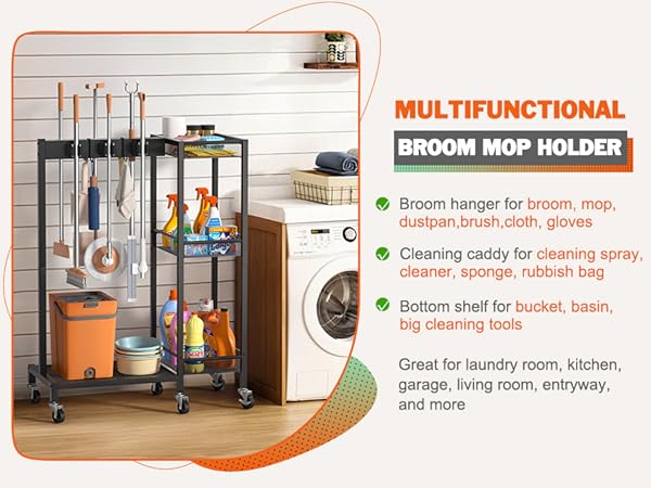 broom closet storage cabinet