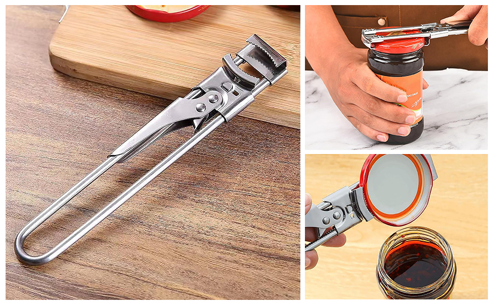 adjustable stainless steel jar opener