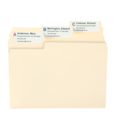 Smead SuperTab Heavyweight File Folder, Oversized 1/3-Cut Tab