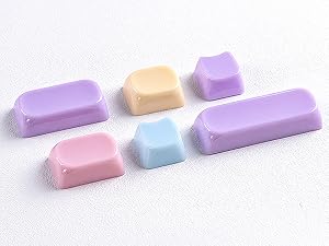 Clear keycaps Set,Translucent Keyboard keycaps,Jelly Key caps