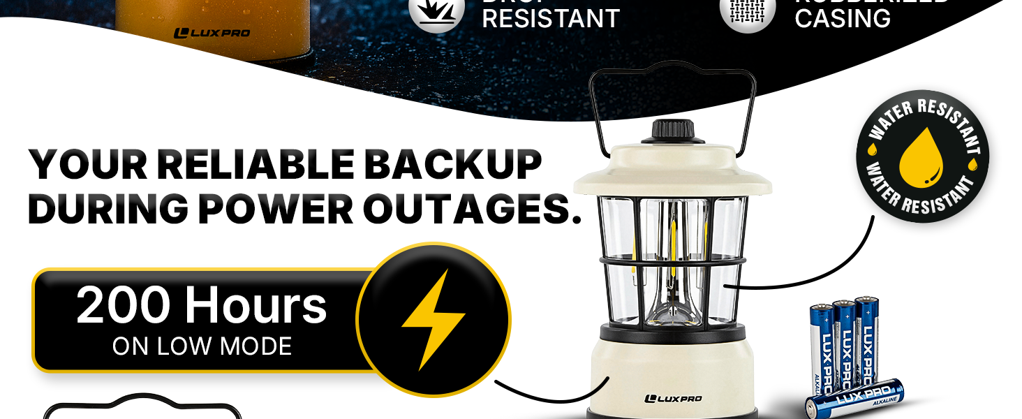 LUXPRO Retro LED Lantern