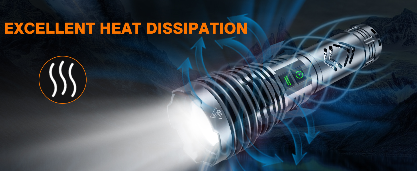 Flashlight With Excellent Heat Dissipation